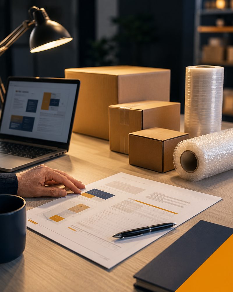 Processus de préparation et de livraison des commandes